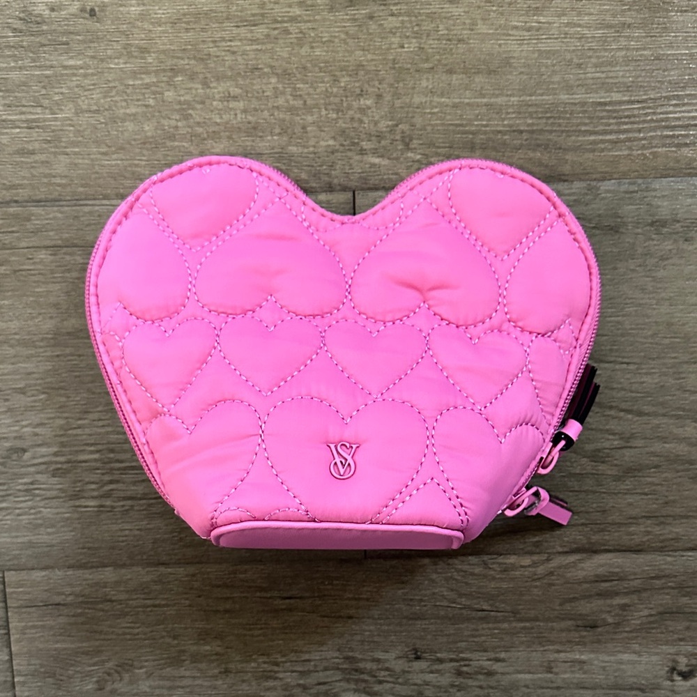 Victoria's Secret Pink Heart-Shaped Bag